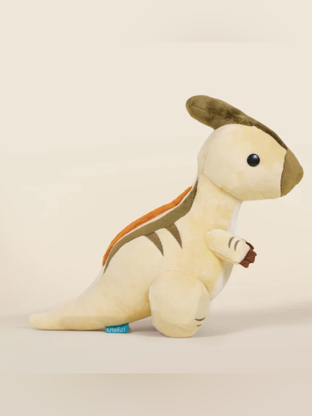 Bellzi Parasauri The Parasaurolophus medium sized plush stuffed animal
